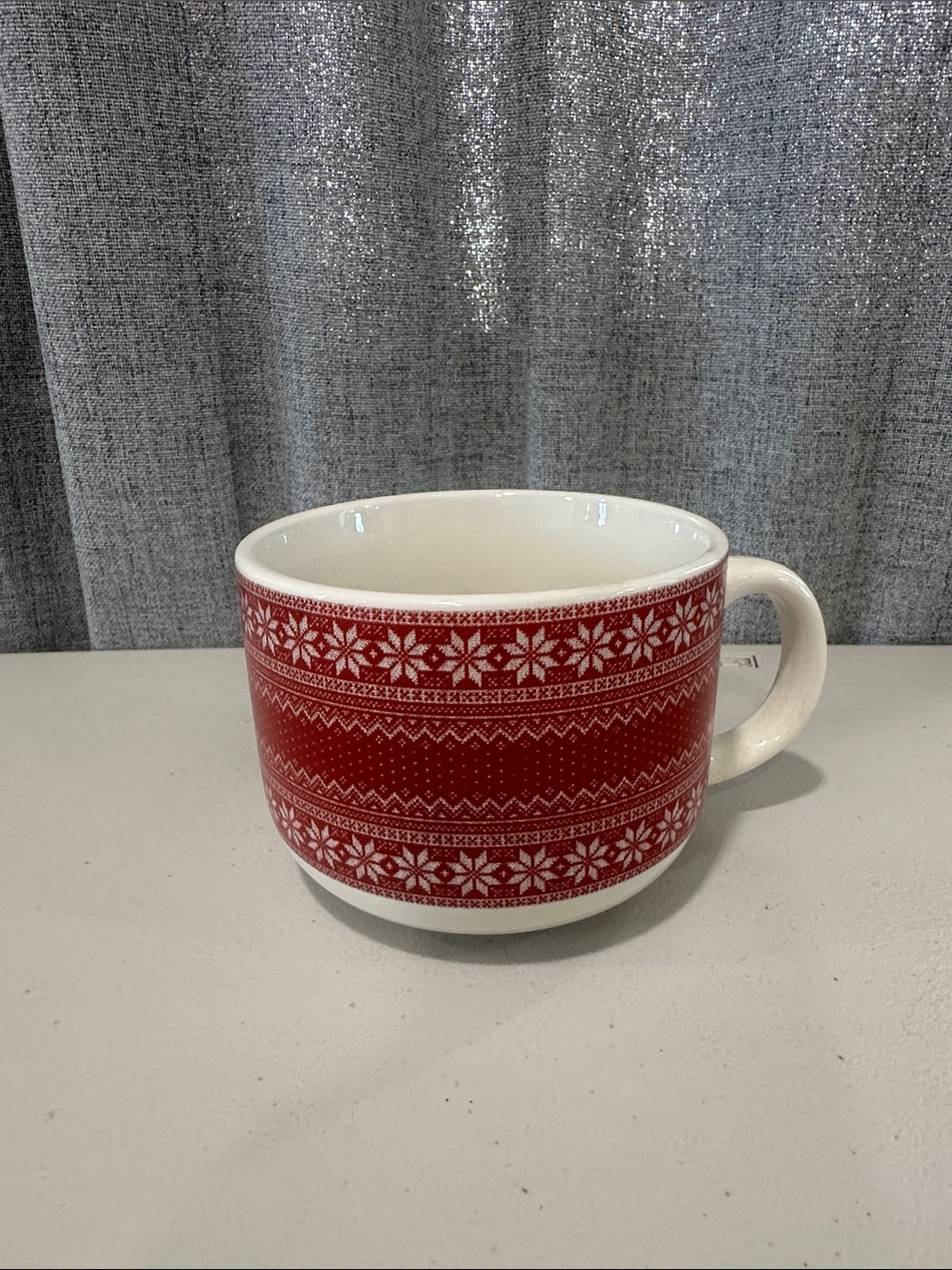 Modern gourmet foods stoneware hot cocoa/soup mug. New without box. 20 oz.